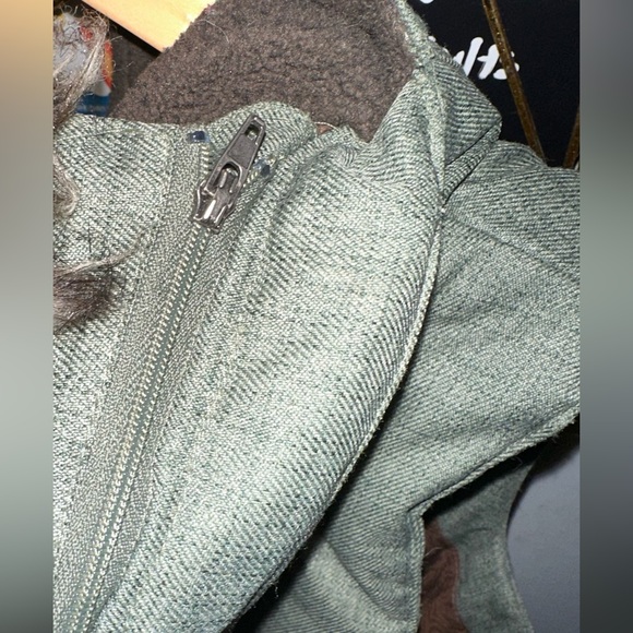 AMAZING North Face 600 Down Vest in Green Twill - Picture 7 of 11